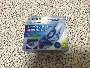 * Fuji плёнка этикетка flash специальный DVD-R x 5 шт. комплект for DATA 4.7GB 1 раз регистрация специальный 1~16 скоростей регистрация соответствует DDR47HX5 LF 16X*