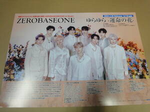 ♪♪【販促用ポスター】　ZEROBASEONE　ゆらゆらー運命の花ー♪♪