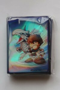 新品未開封 遊戯王 パワプロ アプリ DMコラボ 限定 デュエリストカードプロテクター 海馬瀬人 スリーブ 青眼の白龍 ブルーアイズ 70枚 引退