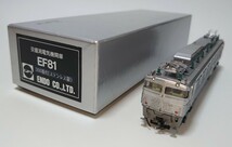 ★1円スタート★ エンドウ EF81 交直流電気機関車 300番台 ステンレス銀 エンドウ製鉄道模型製品 鉄道模型_画像1