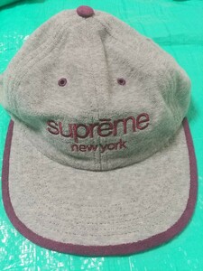 レア Supreme Terry Classic Logo 6 Panel Heather Grey Cap キャップ シュプリーム