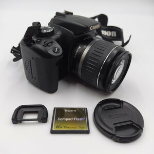 Canon キャノン デジタル一眼レフカメラ EOS kiss Digital X レンズ EF-S 18-55mm 3.5-5.6 動作未確認