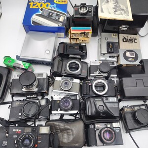 フィルムカメラ ポラロイドカメラ まとめて Konica OLYMPUS MINOLTA Canon Kodak KYOCERA ジャンク 管理番号KO