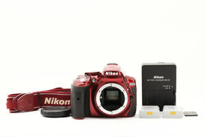 【難アリ】ニコン Nikon D5300 ボディ レッド