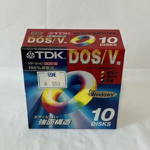  unopened floppy disk TDK MF-2HD DOS/V for 10 sheets insertion BHX10PS Windows AX 2HD DOS18
