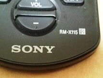 [ カーオーディオ CDプレーヤー リモコン SONY RM-X115 ]_画像3