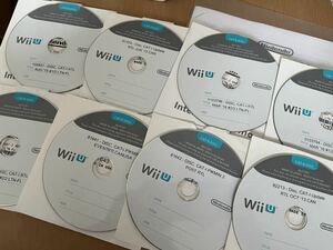  nintendo WiiU Kiosk WUT-007 up te-to disk 8 pieces set Nintendo Wii U Development Disc x8
