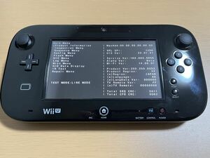 任天堂 WiiU 開発 試作機 工場テストゲームパッド 評価シート付き Nintendo Wii U Prototype Factory Test Unit