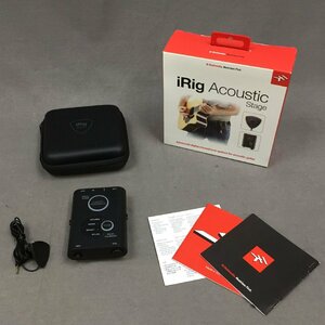 f146*80 【現状品】 IK Multimedia　iRig Acoustic Stage アコースティック・ギター用マイク&プリアンプ・システム Q55930 A85AD450302