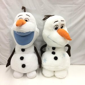 f103*120 タグ付き・現状品 Disney FROZEN オラフぬいぐるみ 2点セット