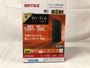 k155*80 【未開封品】 バッファロー(BUFFALO) WSR-1500AX2S-BK(ブラック) Wi-Fi 6対応ルーター エントリーモデル