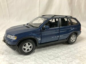 k102*80 【傷汚れ有】 MAISTO 1/24 BMW X5 ブルー ミニカー