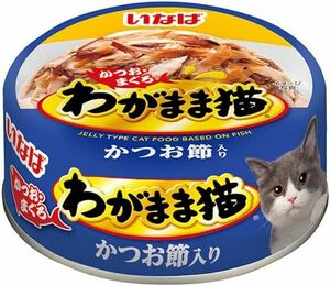 いなば わがまま猫缶 かつお・まぐろ かつお節入り 115g 24個セット