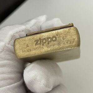 1円 ZIPPO ライター マルボロ Marlboroジッポ Zippoオイルライター真鍮製 中古品 喫煙グッズ ジッポー E3463の画像7