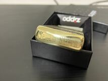 1円 新品 Zippo Seven Stars ZIPPO ライター ジッポー オイルライター 未使用 真鍮製ゴールド_画像3