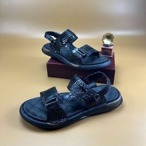 最高級 クロコダイル 紳士 サンダル 本物保証 貴重品 天然ワニ革 靴 メンズシューズ 総本革 25.0