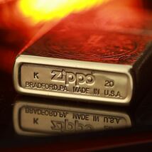 1円 未使用 コンスタンティン ライター ZIPPO 喫煙グッズ ジッポー 6面刻印 オイルライター 真鍮製 新品 ゴールド_画像9