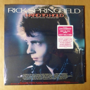RICK SPRINGFIELD「HARD TO HOLD」米ORIG [RCA] ステッカー有シュリンク美品
