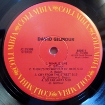 DAVID GILMOUR (PINK FLOYD) 米ORIG [初回JC規格] ステッカー有シュリンク美品_画像5