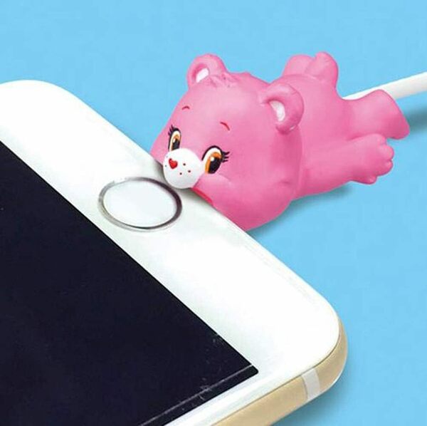 新品　送料無料 CABLE BITE ケーブルバイト Care Bears チアベア ピンク 断線防止 ライトニングケーブル iPhone