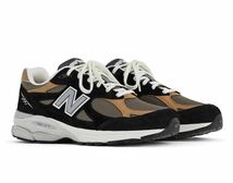 新品 27cm ニューバランス M990 v3 BB3 New Balance by Teddy Santis 黒×茶 スニーカー NB 991 992 993 1300 2002 UK Made in USA v4 v6_画像1