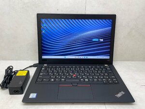 ☆1円スタート☆第8世代☆Lenovo☆Thinkpad☆X280 20KE-S5HK00☆Core i3 2.20GHz/8GB/SSD128GB/無線/Bluetooth/Office/Win11 DtoD領域☆