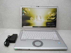 ☆1円☆第8世代☆CF-LV7RDCVS☆累積6400☆高解像度1920×1080☆Core i5 1.70GHz/8GB/SSD256GB/無線/Bluetooth/カメラ/Office/DtoD領域☆