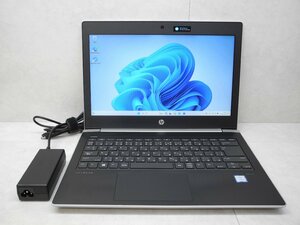 ☆1円スタート☆第8世代☆HP☆ProBook 430G5☆Core i5 1.60GHz/8GB/SSD256GB/無線/Bluetooth/WWAN/カメラ/Office/Windows 11 Pro☆