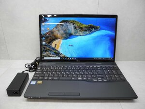 *1 иен * no. 8 поколение * Fujitsu *LIFEBOOK WA3/D1* высота разрешение *Core i7 1.80Hz/16GB/256GB+1TB/BD/ беспроводной /Bluetooth/ камера /Office/DtoD территория *