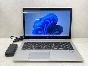 ☆1円☆第8世代 HP EliteBook 850G5 高解像度 Radeon RX540☆Core i7 1.80GHz/32GB/SSD512GB/Sマルチ/無線/BT/WWAN/タッチ/カメラ/Office☆