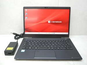 *1 иен * no. 8 поколение Toshiba dynabook G83/DN* высота разрешение *Core i5 1.70GHz/8GB/SSD256GB/ беспроводной /Bluetooth/ камера /Office/Windows 11 Pro DtoD территория *