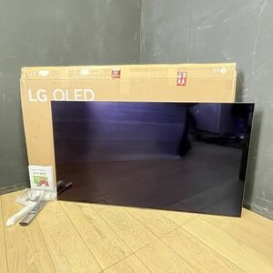 ジャンク品 LG OLED 48V型 4Kチューナー内蔵 有機ELテレビ 【中古 】 OLED48A2PJA 2023年製 ブラック 家電製品 画面割れ 054091/20668