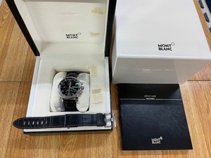  Montblanc MONTBLANC 7263 время War машина Chrono Voyager UTC самозаводящиеся часы мужской _778041