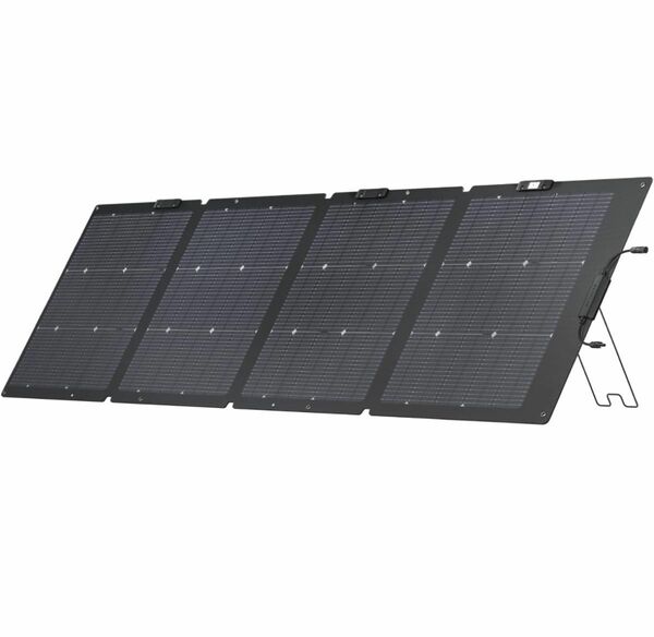 ECOFLOW ソーラーチャージャーGen2 220W 高出力 両面受光型 ソーラーパネル 高変換効率25%