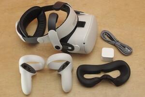 Meta Quest2 128GB ヘッドストラップ フェイスカバー付き PCもケーブルも不要 ワイヤレス オールインワン VR oculus 送料無料