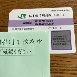 ★JR東日本 株主優待券　2024年6月30日まで★