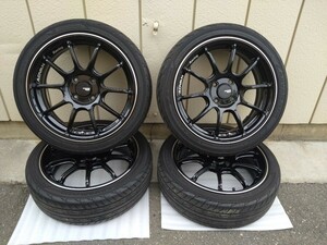  Advan racing RZⅡ 16 -inch 5.5J +45 4H 100 Yokohama Advan f leve V701 165/50/16 4 pcs set 