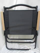 B: 送料無料 アウトドア チェア キャンプ 椅子 カーミットチェア 折りたたみ ブラック_画像5