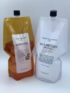 ru bell natural hair - soap Marie Gold 1600ml rice protein 1600ml refilling pack 