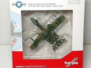 1/200 ヘルパ A-10A サンダーボルトⅡ アメリカ空軍 第10戦術戦闘航空群 第511戦術戦闘飛行隊 555852