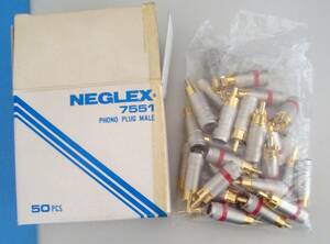 MOGAMI（モガミ）NEGLEX 7551 Hi-Fi RCAプラグ L/R 2ペア