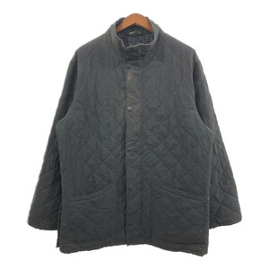 Barbour バブアー Thermore キルティングジャケット ブラック (メンズ XL) 中古 古着 Q5282