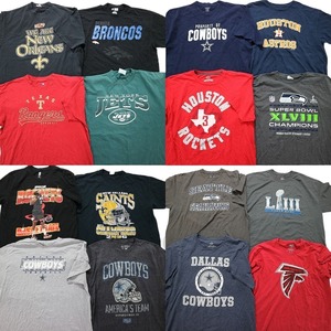 古着卸 まとめ売り プロチーム 半袖Tシャツ 16枚セット (メンズ XL ) NFL シアトルシーホークス ニューオリンズ MS8956