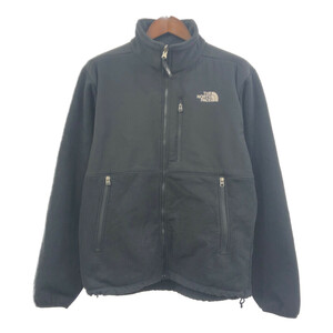 THE NORTH FACE ノースフェイス Denali デナリ フリースジャケット アウトドア ワンポイント ブラック (メンズ M) 中古 古着 Q6111