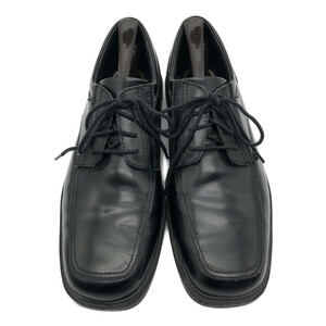 DOCKERS ドッカーズ Slip RESISTANT スクエアトゥ レザーシューズ ブラック (メンズ 9 M) 中古 古着 KA0718