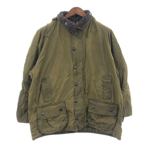 イングランド製 Barbour バブアー CLASSICBEAUFORT オイルドジャケット ユーロ カーキ (メンズ M相当) 中古 古着 P6637