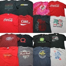古着卸 まとめ売り 有名企業 半袖Tシャツ 16枚セット (メンズ 2XL /3XL ) コカ・コーラ SUBWAY ドクターペッパー MS9441_画像1