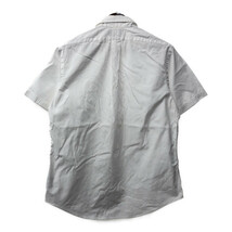 Polo by Ralph Lauren ポロ ラルフローレン DRESS SHIRT ボタンダウン 半袖シャツ ワンポイント ホワイト (メンズ 16.5) 中古 古着 Q6308_画像2