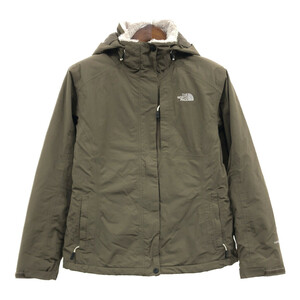 THE NORTH FACE ノースフェイス HYVENT マウンテンパーカー アウトドア ワンポイント ブラウン (レディース L) 中古 古着 Q6712