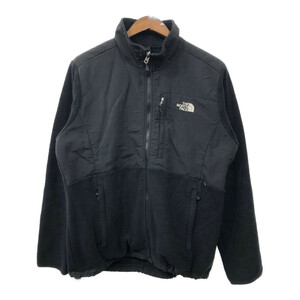 THE NORTH FACE ノースフェイス Denali デナリ フリースジャケット アウトドア ワンポイント ブラック (レディース XL) 中古 古着 Q6724